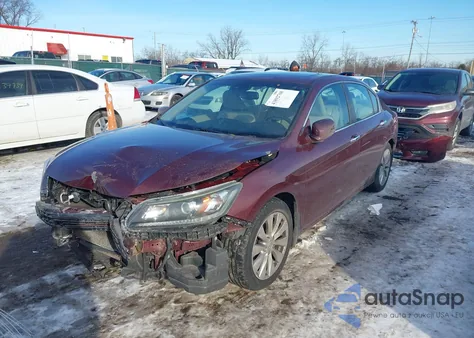 2013 Honda Accord Sdn Ex-L from USA, damaged, VIN 1HGCR2F88DA020493